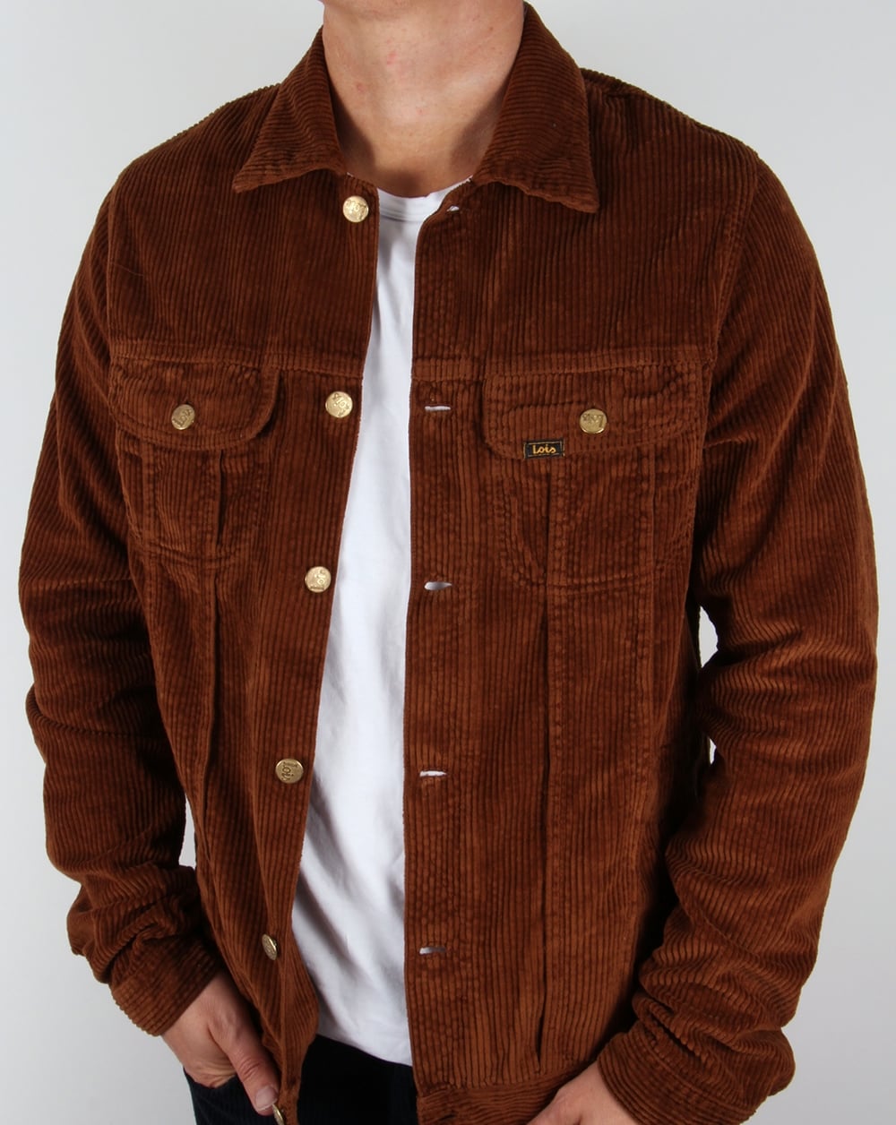 Lois Tejana Jumbo Cord Jacket Brown