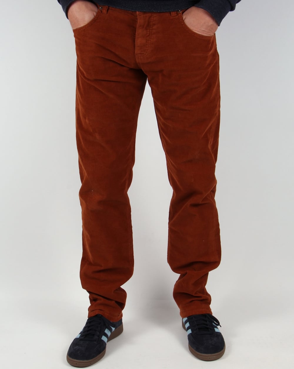 Lois Sierra Needle Cords Rust Brown