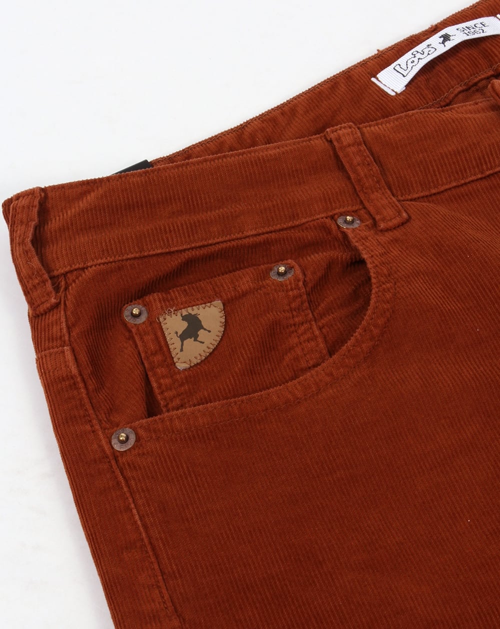 Lois Sierra Needle Cords Rust Brown