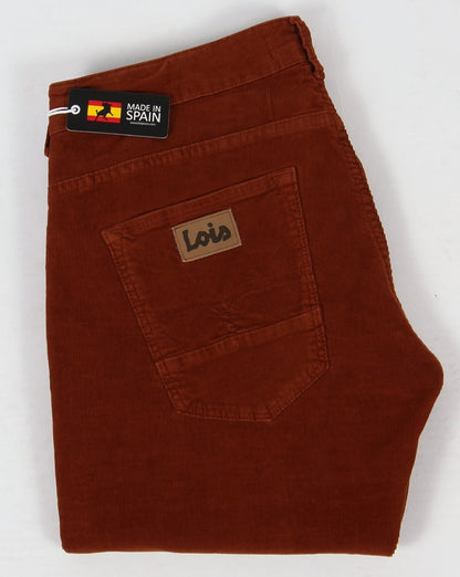 Lois Sierra Needle Cords Rust Brown