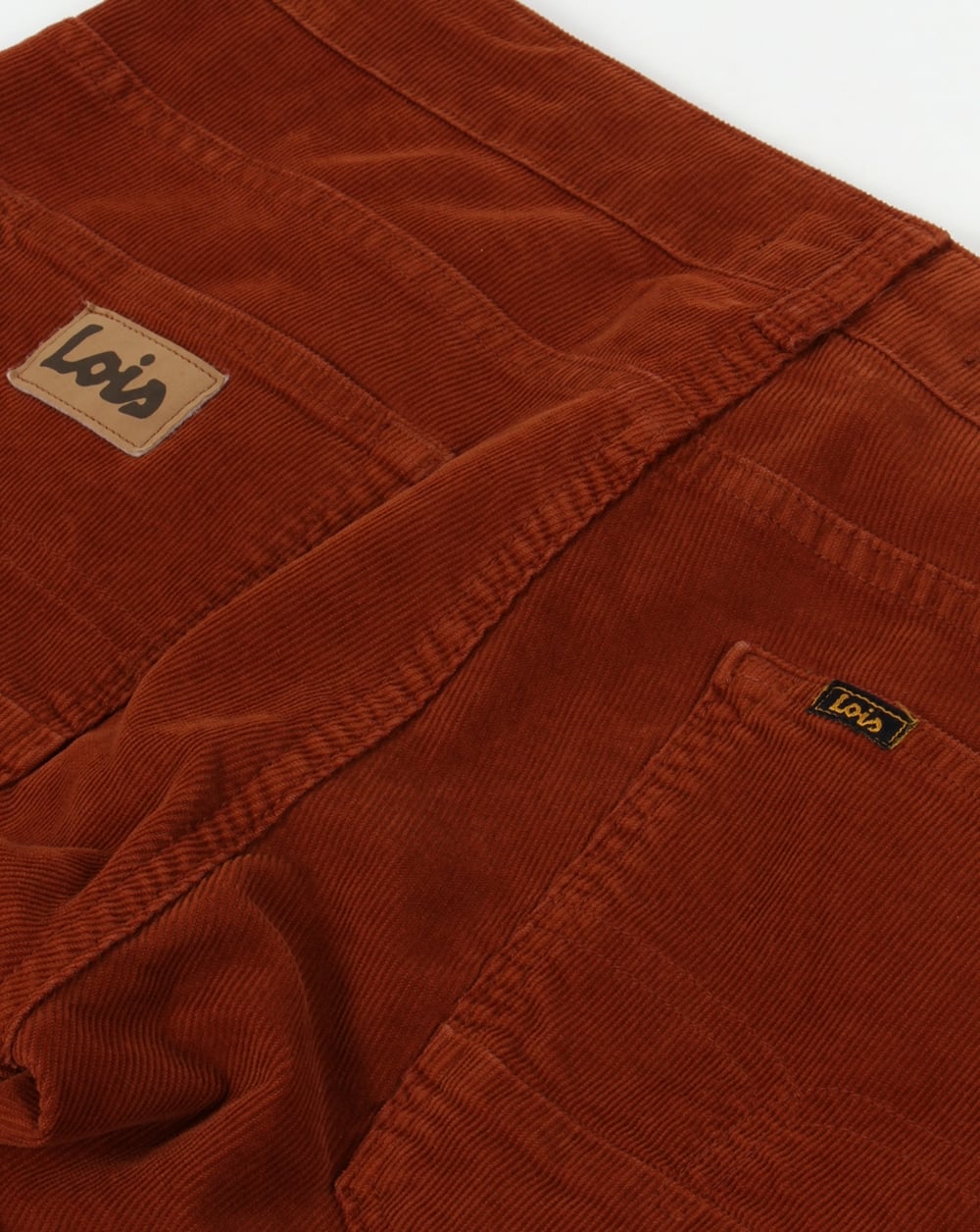 Lois Sierra Needle Cords Rust Brown