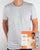 Lacoste Twin Pack Crew Neck T Shirts Grey Melange