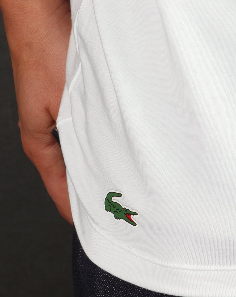 Lacoste 2 Pack Crew Neck T Shirts White