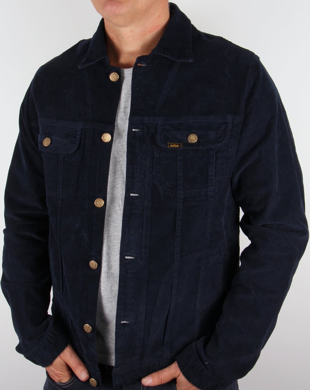 Lois Tejana Needle Cord Jacket Navy