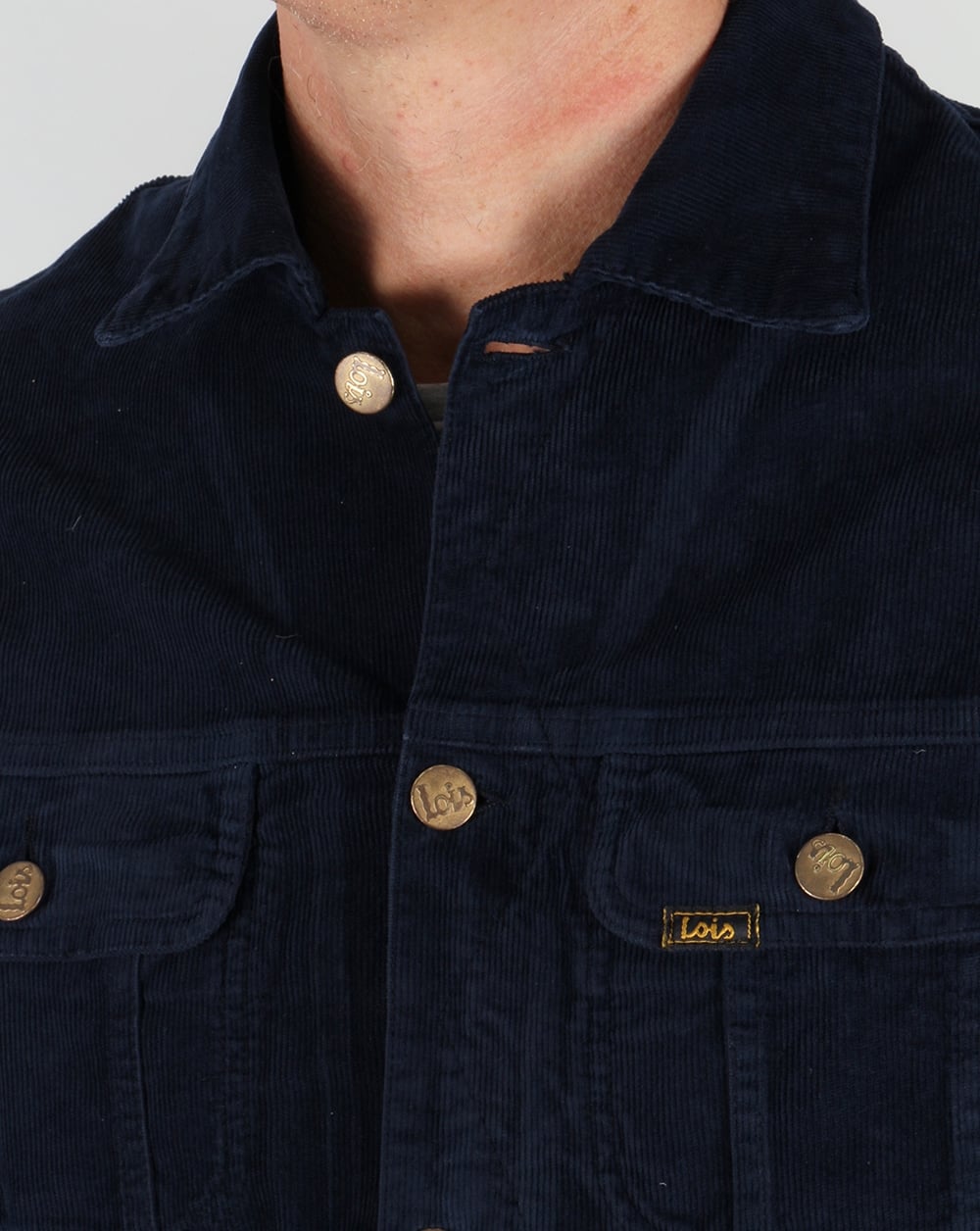 Lois Tejana Needle Cord Jacket Navy