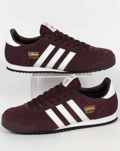 Adidas Dragon Trainers Night Red/White