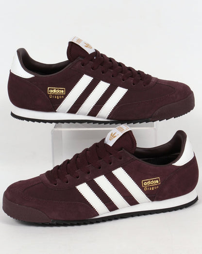 Adidas Dragon Trainers Night Red/White