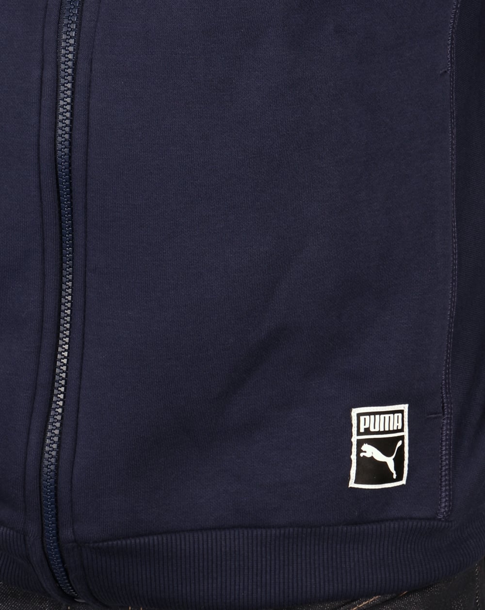 Puma T7 Full Zip Hoody Navy/red