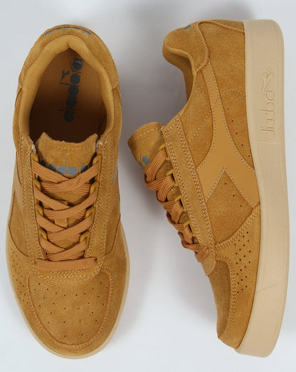 Diadora B. Elite Suede Trainers Mustard