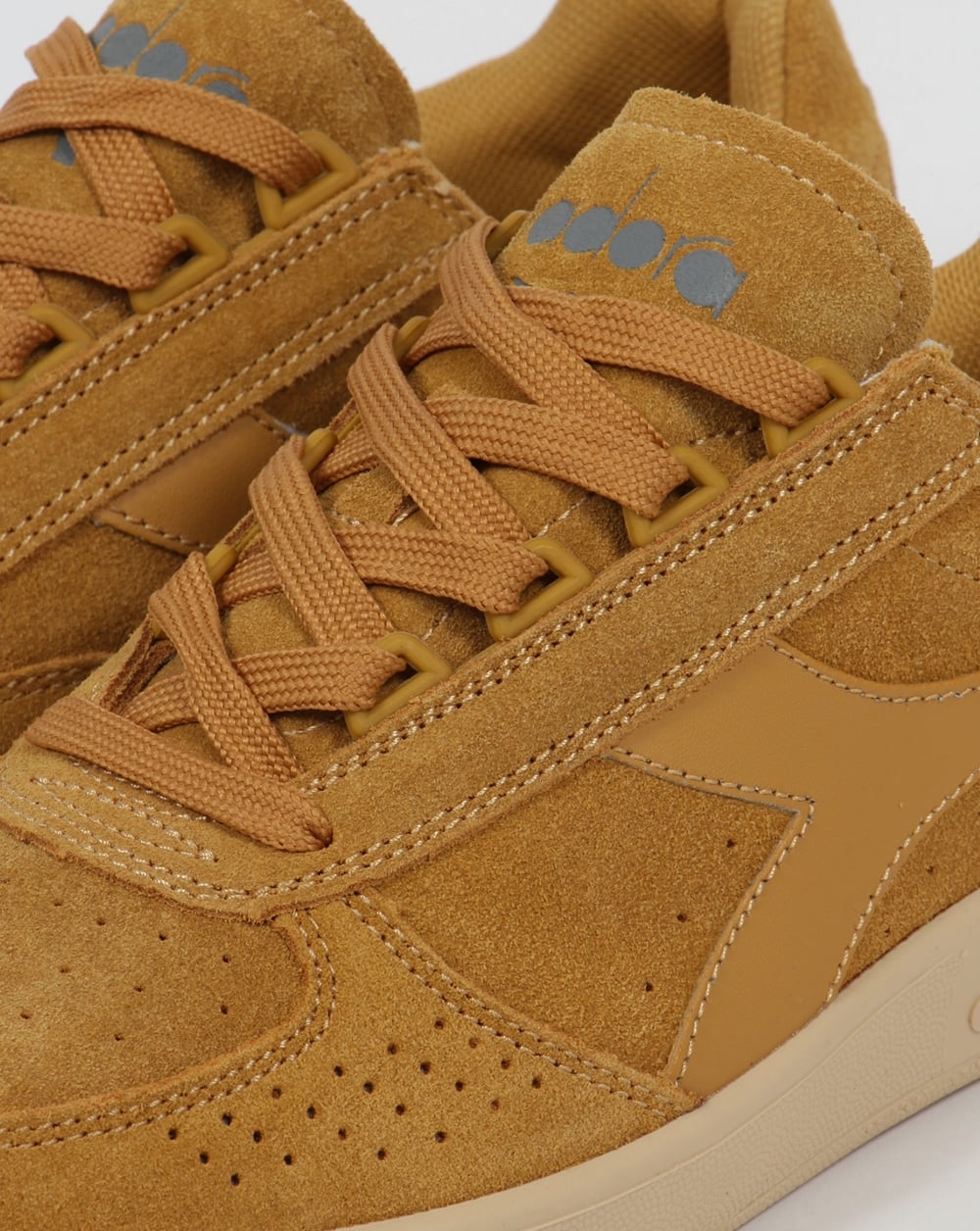 Diadora B. Elite Suede Trainers Mustard
