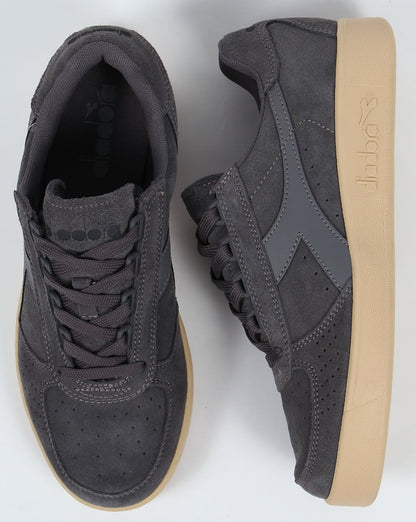 Diadora B. Elite Suede Trainers Steel Grey