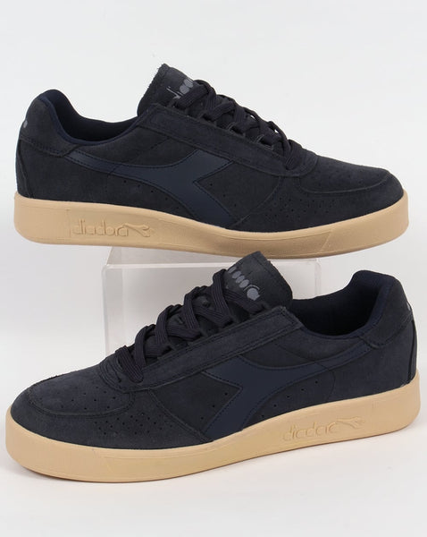 Diadora B. Elite Suede Trainers Navy Tuareg