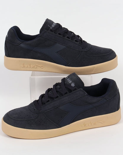 Diadora B. Elite Suede Trainers Navy Tuareg
