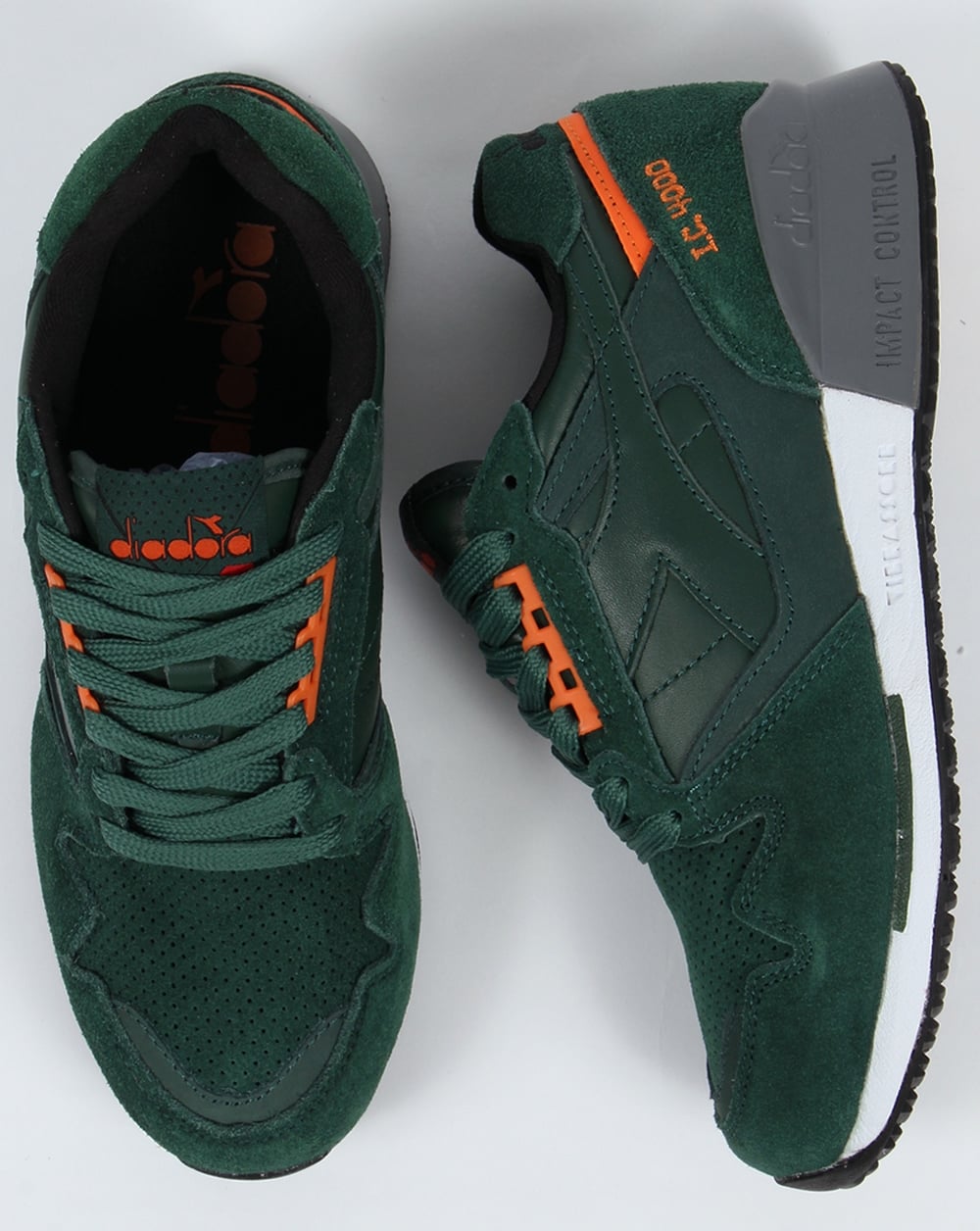 Diadora IC 4000 Premium Trainers Jungle Green