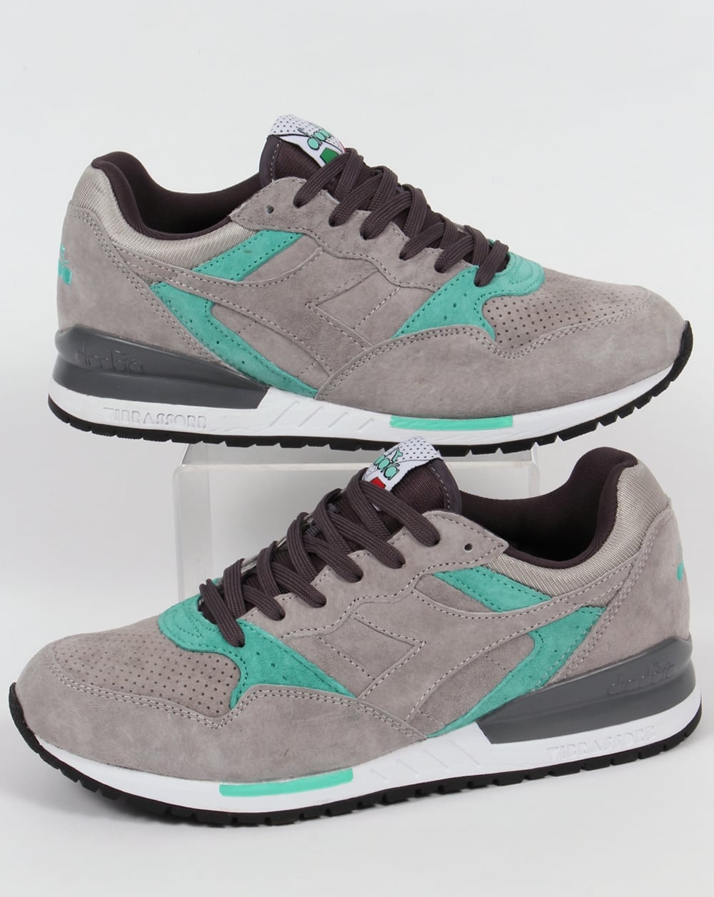 Diadora Intrepid Premium Trainers Grey Ash Dust