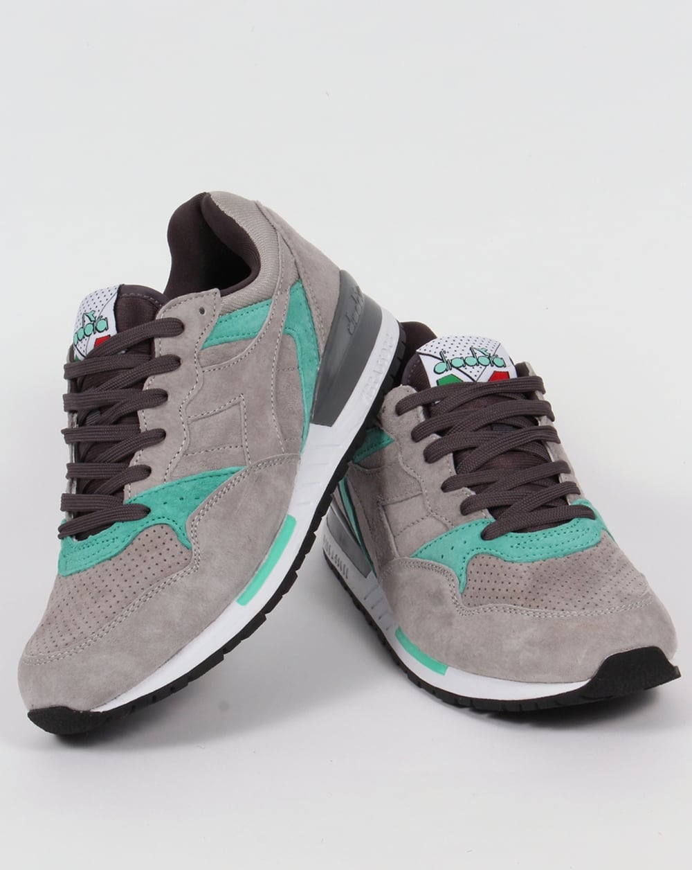 Diadora Intrepid Premium Trainers Grey Ash Dust