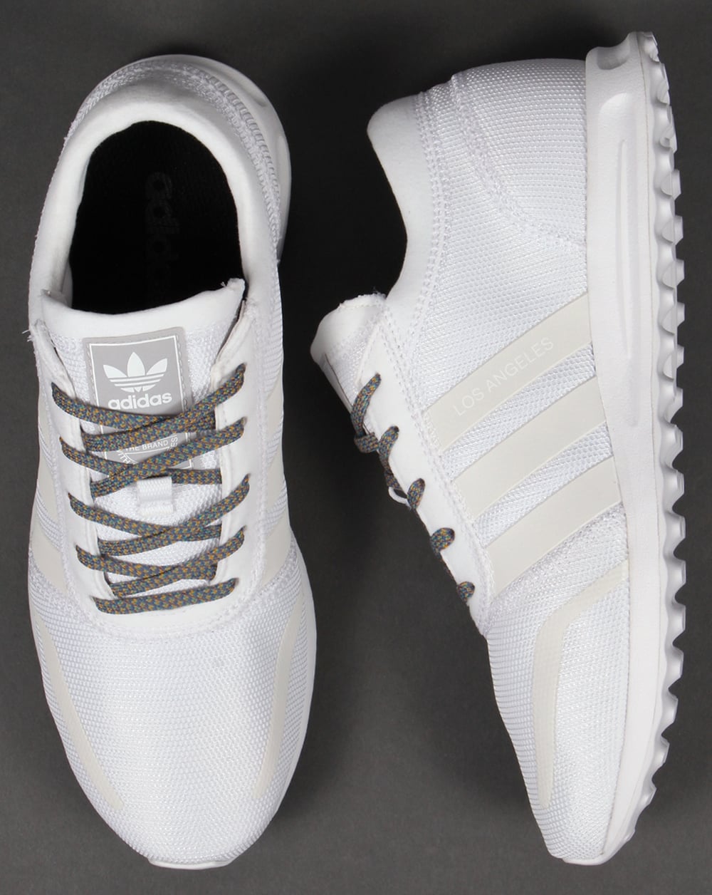 Adidas Los Angeles Trainers White/White/Grey