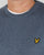 Lyle And Scott Merino Jumper Niagara Blue Marl