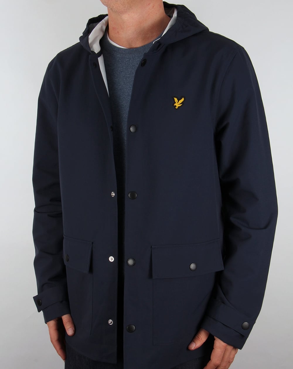 Lyle And Scott Raincoat Navy