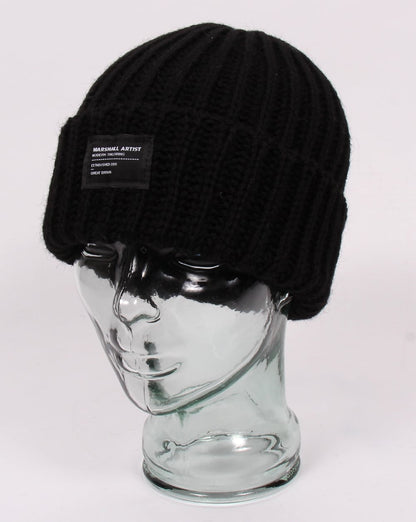 Marshall Artist Made In England Wool Beanie Black