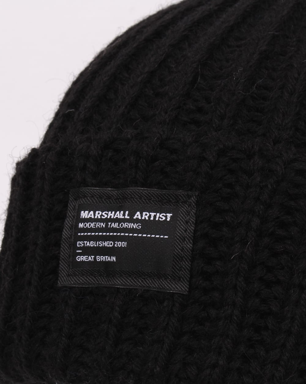 Marshall Artist Made In England Wool Beanie Black
