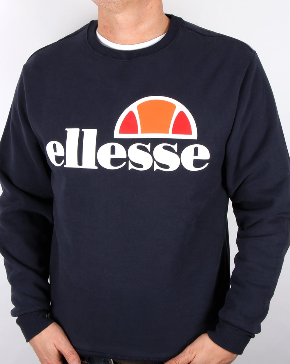 Ellesse Logo Sweatshirt Navy