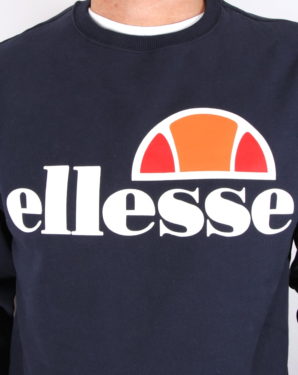 Ellesse Logo Sweatshirt Navy