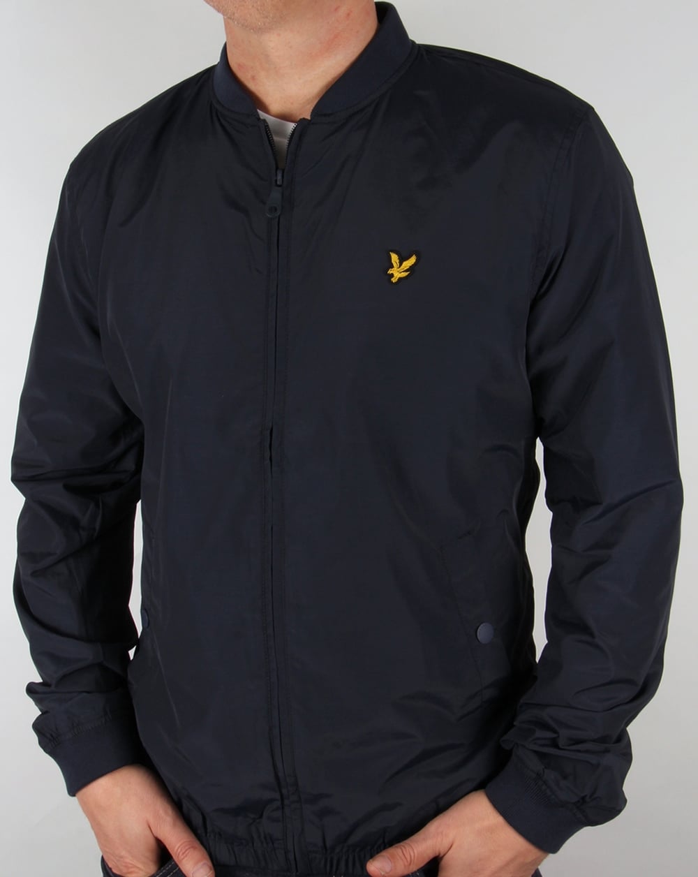 Lyle And Scott Lightweight Bomber Jacket Navy