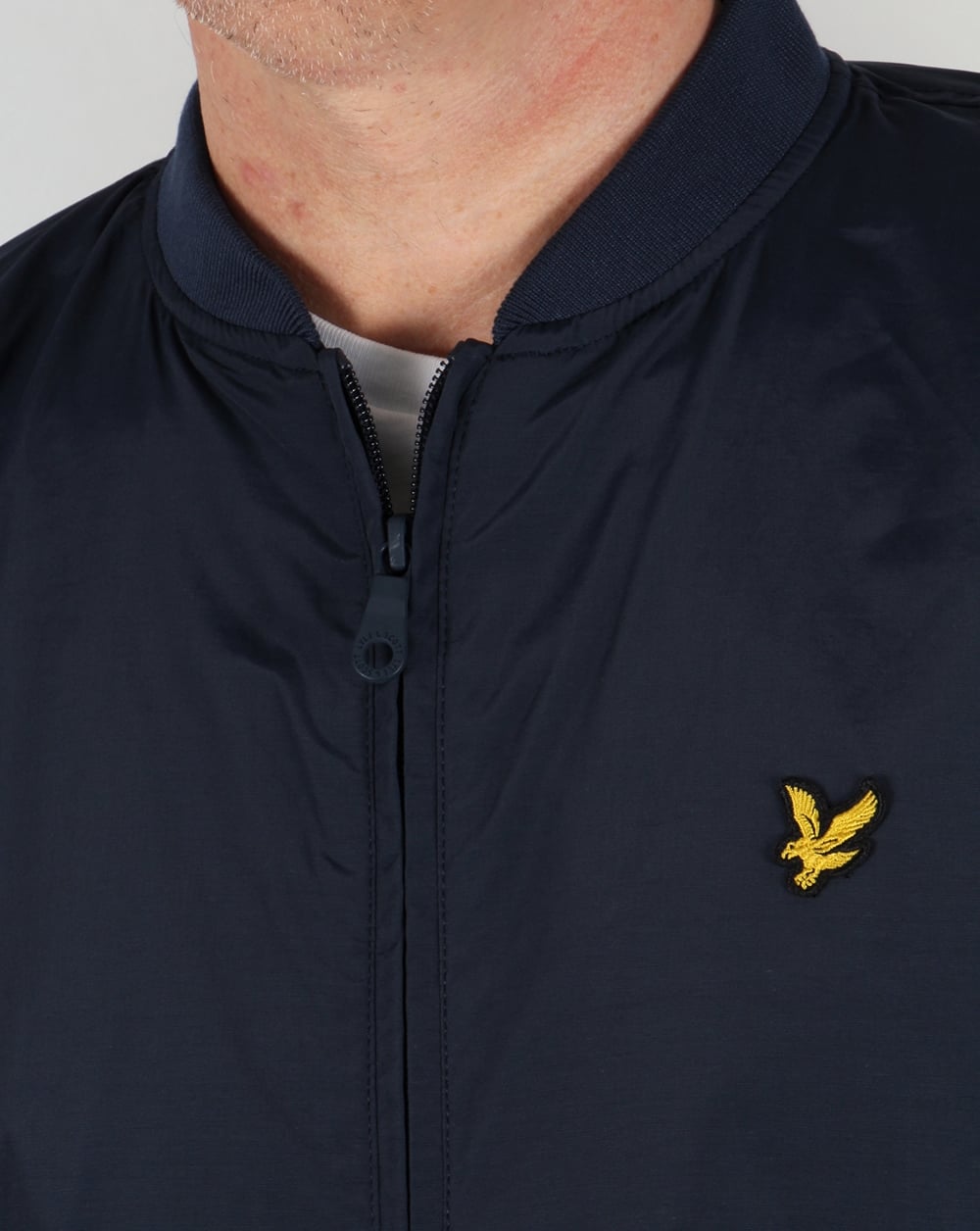 Lyle And Scott Lightweight Bomber Jacket Navy