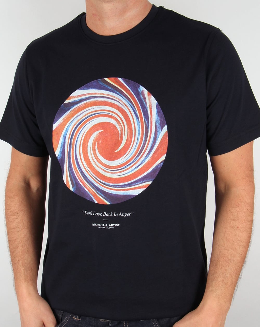 Marshall Artist Dont Look Back T-shirt Navy
