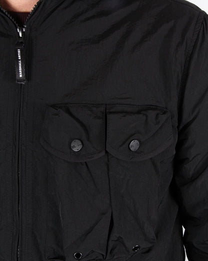Marshall Artist Multi Pocket Overshirt Jacket Black