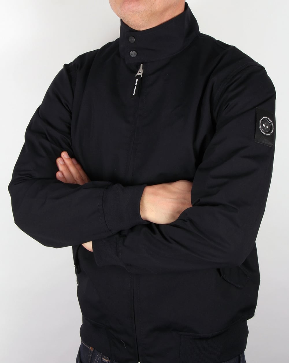 Marshall Artist Tech Harrington Jacket Navy