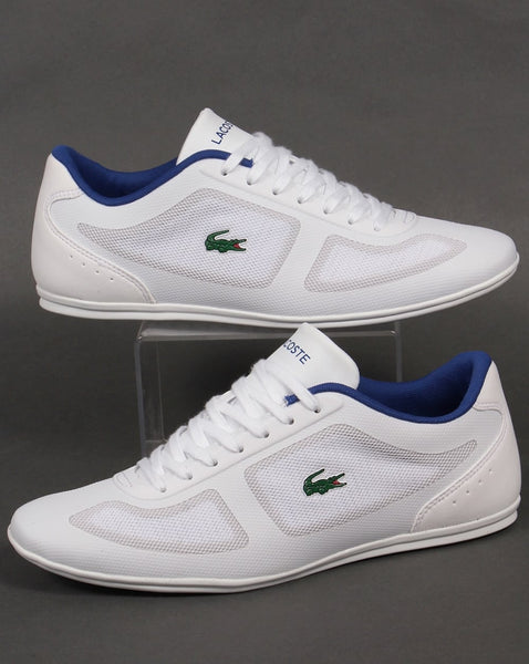 Lacoste Misano Evo Trainers White/Blue