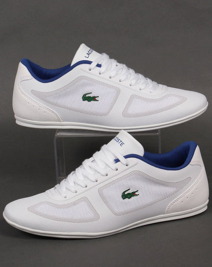 Lacoste Misano Evo Trainers White/Blue