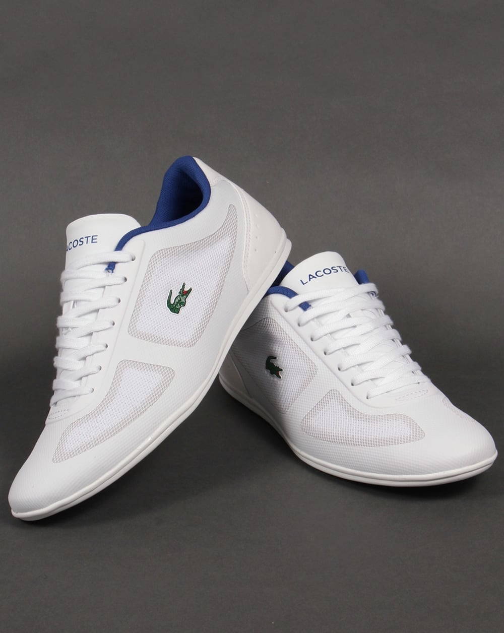 Lacoste Misano Evo Trainers White/Blue