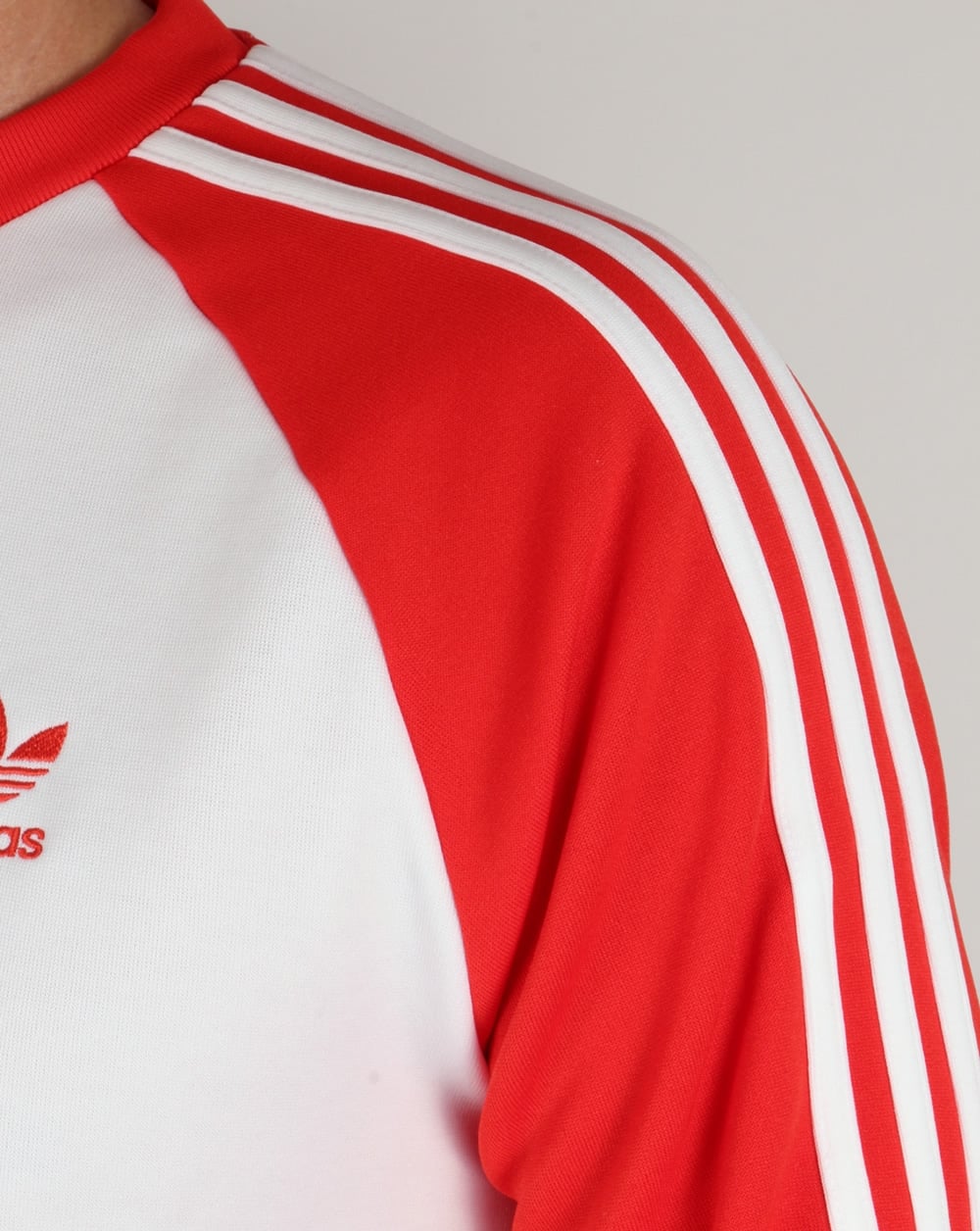 Adidas Originals Old Skool Sweat Top White/Red