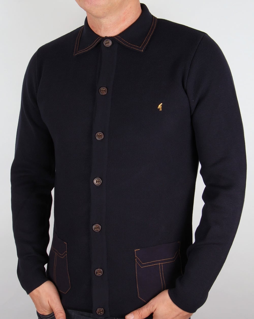 Gabicci Vintage Cardigan Navy