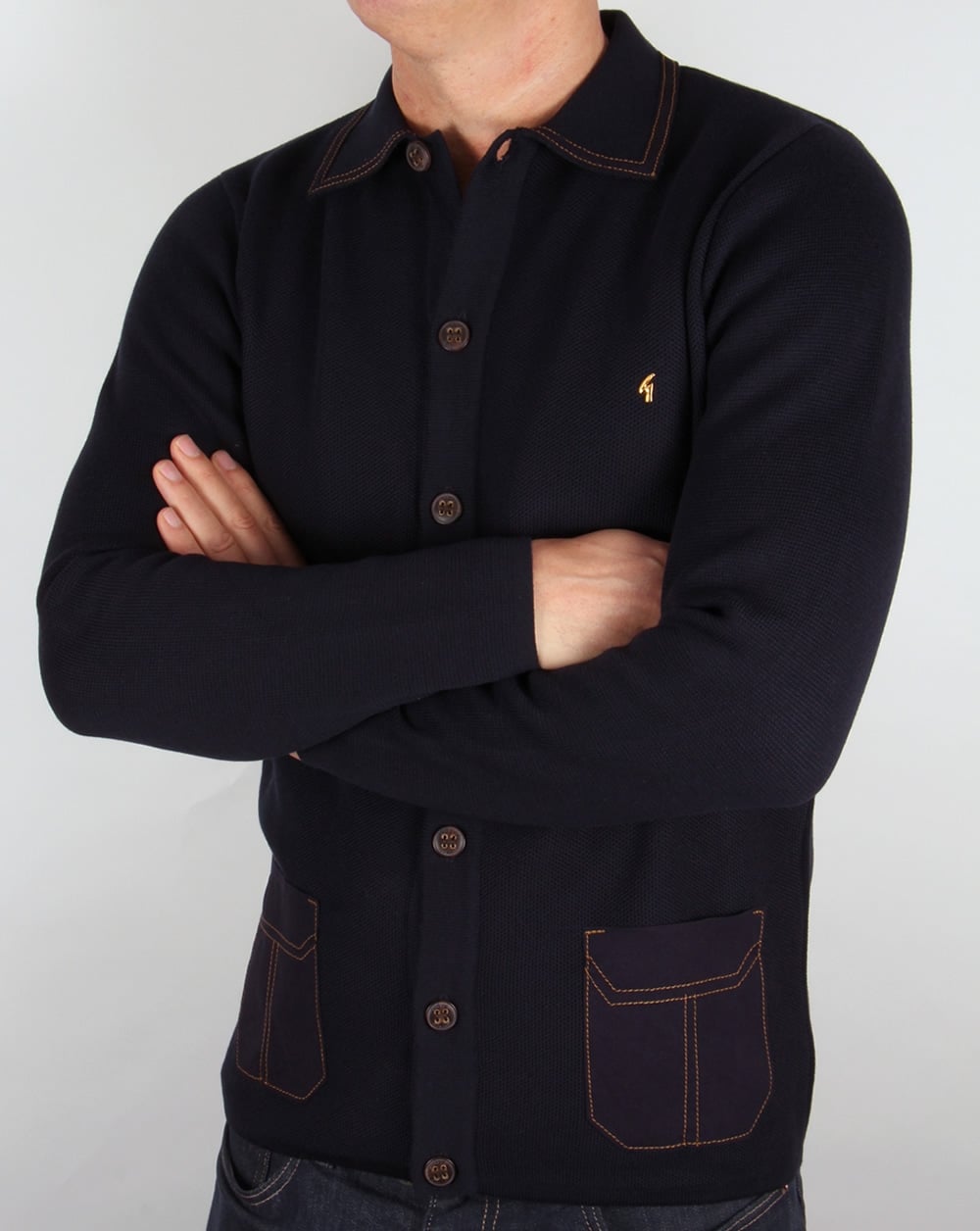 Gabicci Vintage Cardigan Navy