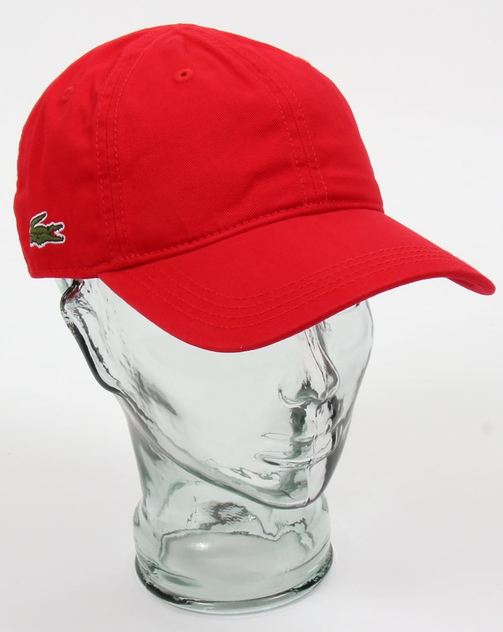 Lacoste Gabardine Baseball Cap Red