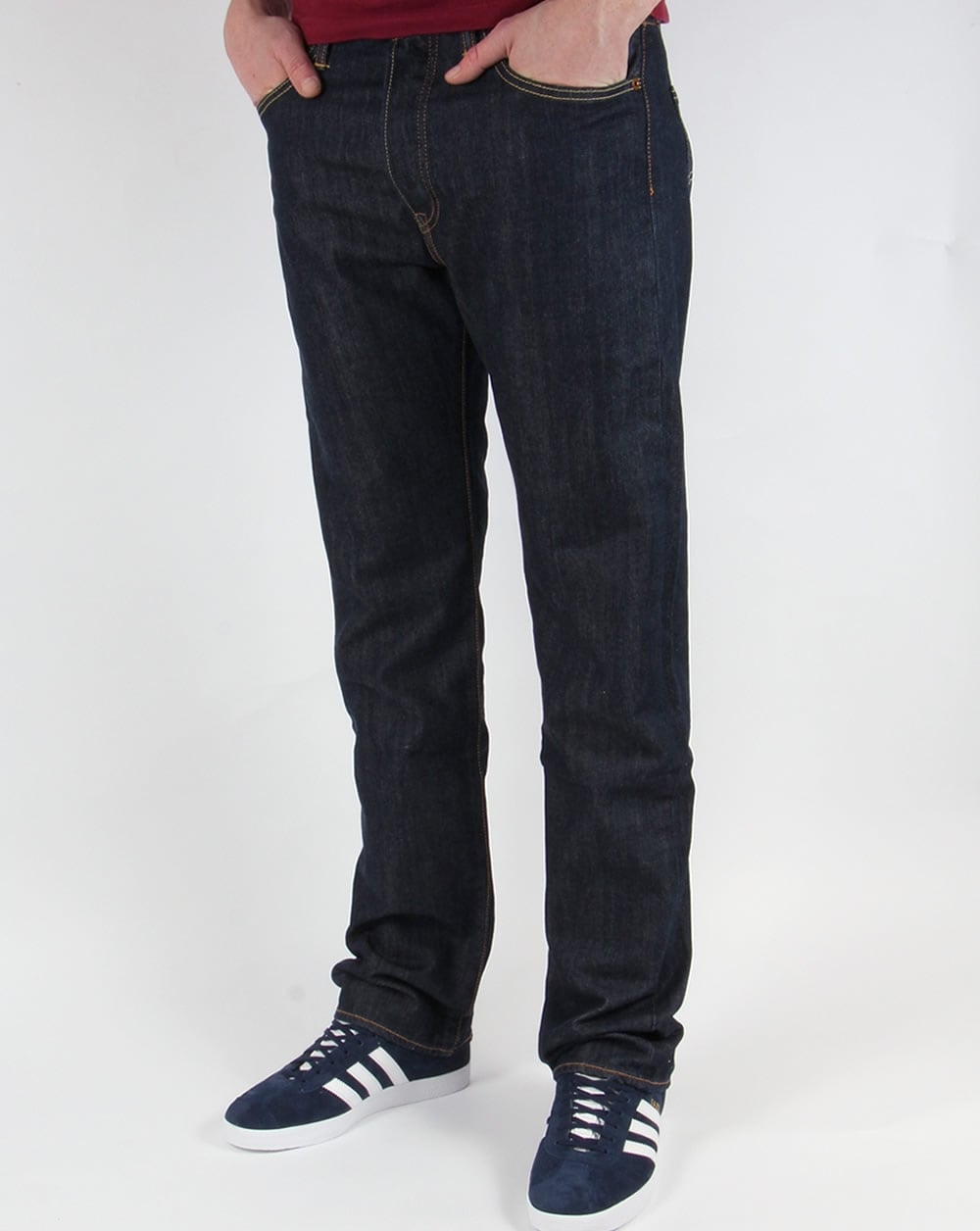 Levis 501 Classic Dark Wash Marlon Fit
