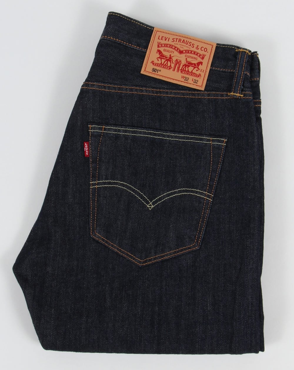 Levis 501 Classic Dark Wash Marlon Fit