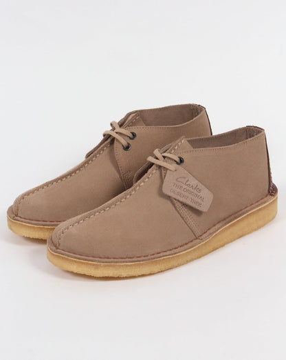 Clarks Originals Desert Trek Suede Shoes Sand