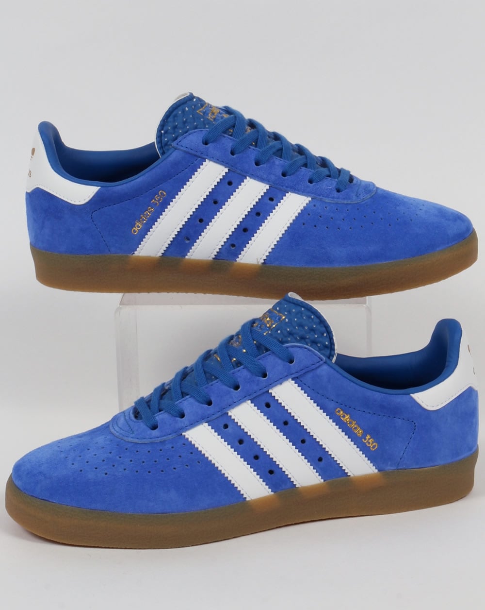 Adidas 350 Trainers Blue/White/Gum