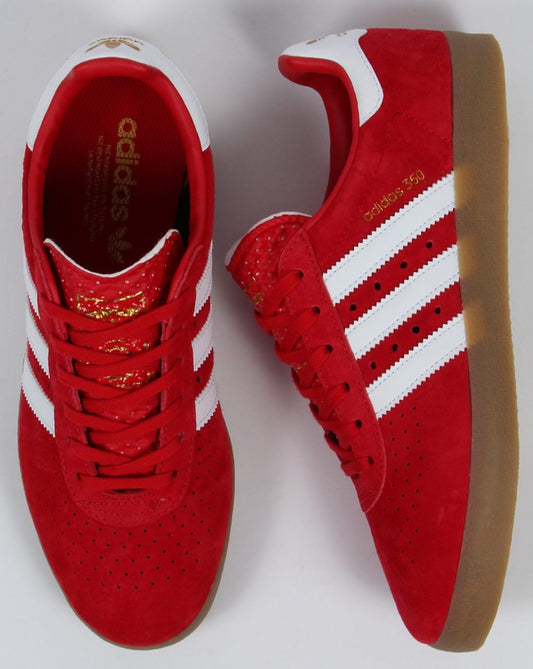 adidas Adidas 350 Trainers Red/White/Gum