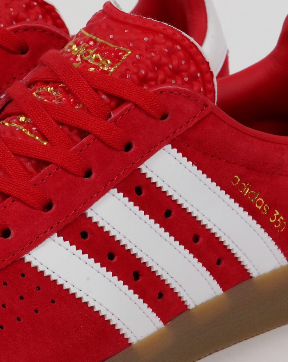 Adidas 350 Trainers Red/White/Gum