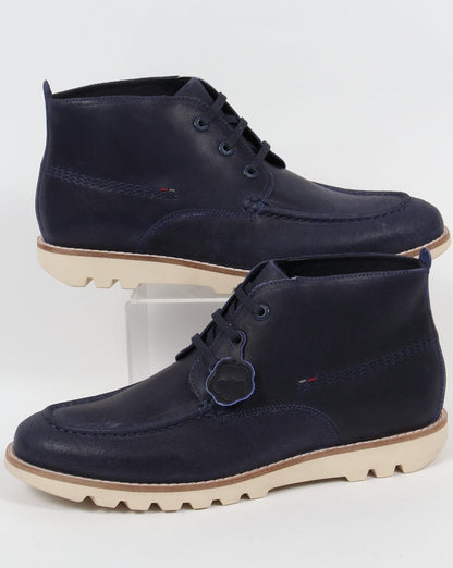 Kickers Kymbo Moccasins Dark Blue