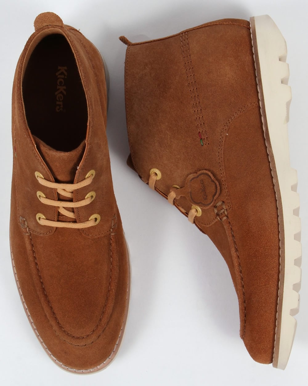Kickers Kymbo Moccasins Suede Light Brown