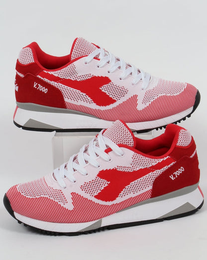 Diadora V7000 Weave Trainers Red