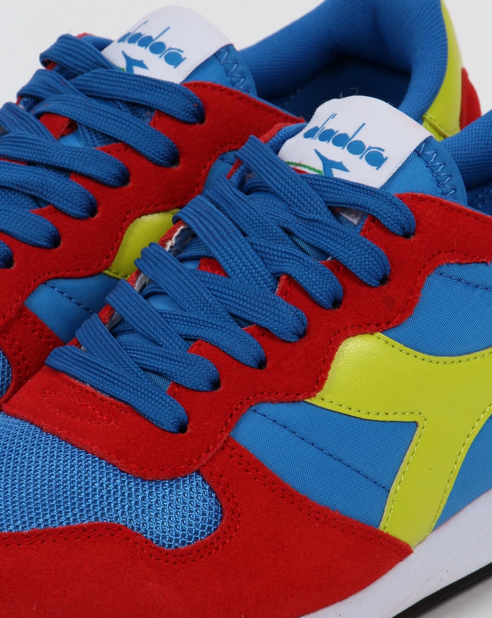 Diadora Camaro Trainers Red/Blue/Yellow