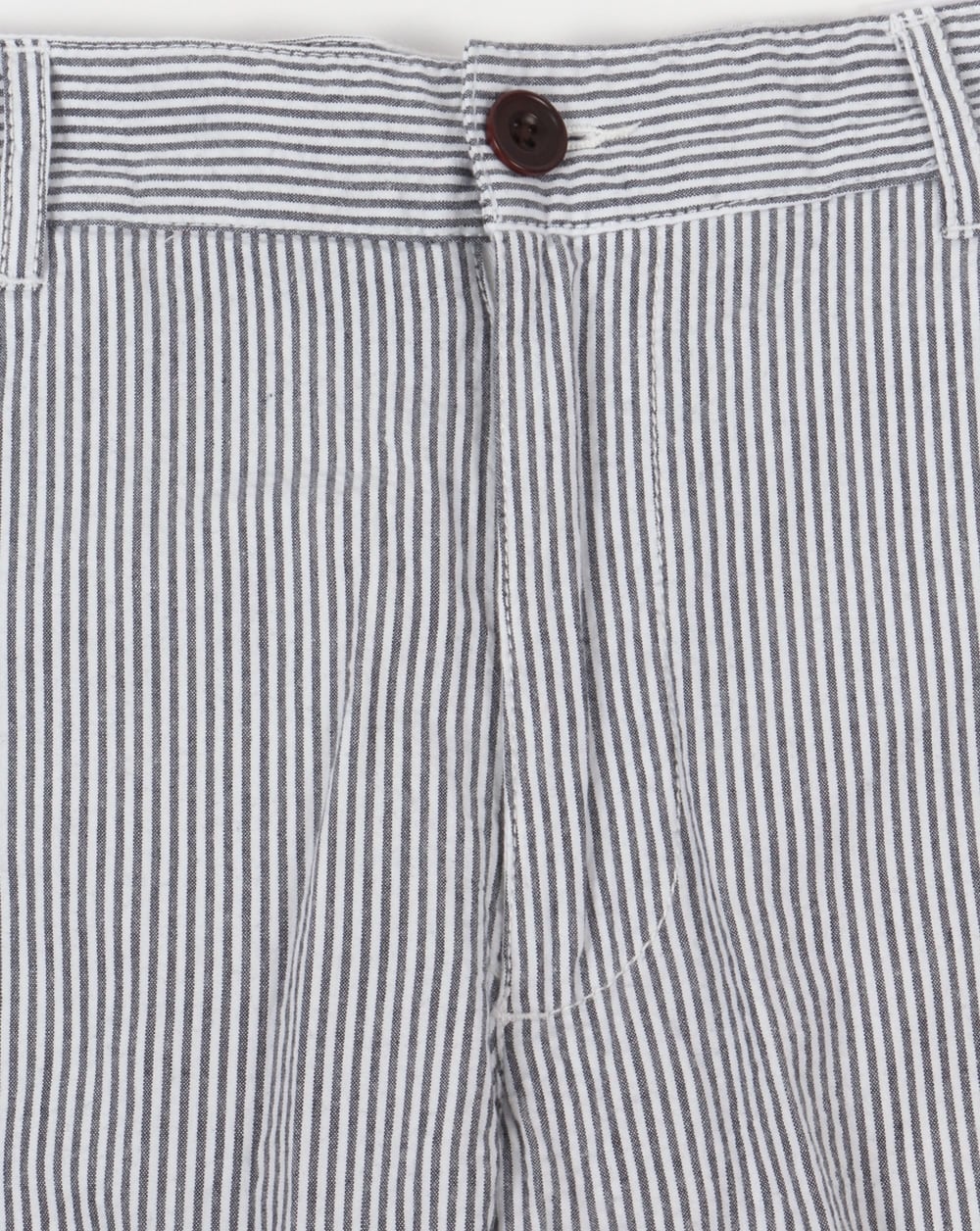 Farah Hawking Stripe Shorts White/Navy
